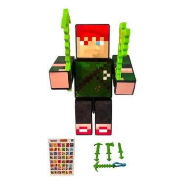 Imagem de Boneco 15cm Robin Hood Familia Arqueira + 3 Ferramentas + Chaveiro + J