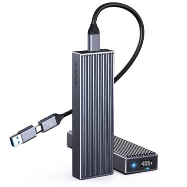 Imagem de Compartimento SSD NVMe ORICO Alumínio 10 Gbps USB3.2 USB-C