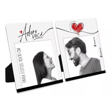 Imagem de Porta Retrato Duplo - Meu Coração é Seu