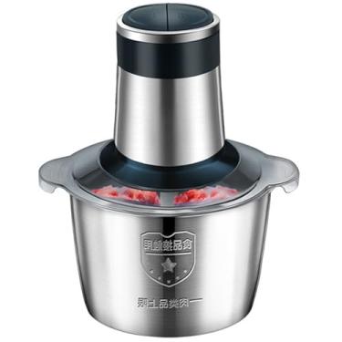 Imagem de payanwin Processadores De Alimentos, Picador Elétrico Com Moedor Carne, Processador Vegetais Grande Capacidade 2 Litros, Corpo Metal Completo, Duas Velocidades Ajustáveis, Adequado Para Vegetais, Et