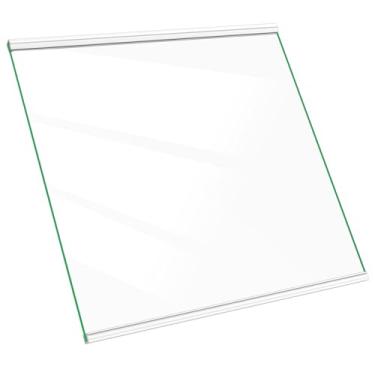 Imagem de Prateleira de vidro para geladeira DA97-20637A atualizada compatível com prateleira de vidro de geladeira Samsung RS22T5201SR/AA RS22T5201SG/AA RS22T5561SR/AA RS23A500ASR/AA Prateleira inferior de