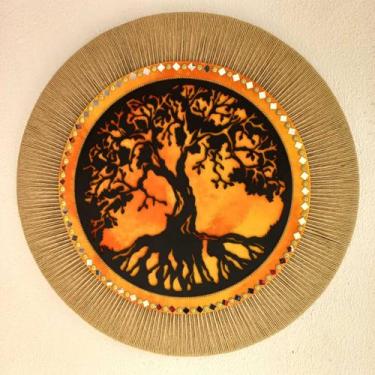 Imagem de Mandala Árvore da Vida/Família Inteira 60cm - Aqui Tem Magia