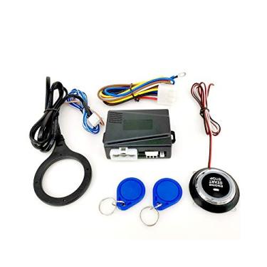 Imagem de Chusui Motor de carro 12V Botão de partida Ignição partida do motor sem chave Partidas do sistema de parada Botão de partida Partidas do botão de parada Partidas remotas do motor