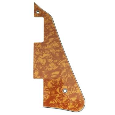 Imagem de Musiclily Escudo Pickguard para Guitarra EUA Les Paul Estilo Moderno, 4 Camadas Amarelo Perolado