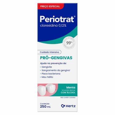 Imagem de Enxaguante Bucal Periotrat Pró Gengivas Sabor Menta 250ml