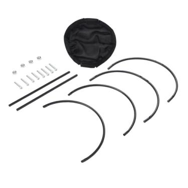 Imagem de AYNEFY Cama de Rede de Gato Elevada, Malha Respirável na Cama de Pet Hammock Conforto Em Repouso Design Swing Swing Canteiro de Gato Removível e Lavável a de Elevado para Uso (BLACK)