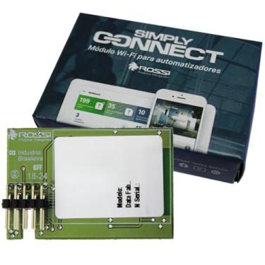 Imagem de Módulo Simply Connect Wi-Fi Motor Portão Segurança Configurar Rossi