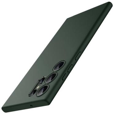 Imagem de JETech Capa Fina para Samsung Galaxy S23 Ultra 5G 6,8 Polegadas, Case Protetora Fina de TPU Macio com Acabamento Fosco, Capinha à Prova de Choque (Verde Meia-Noite)
