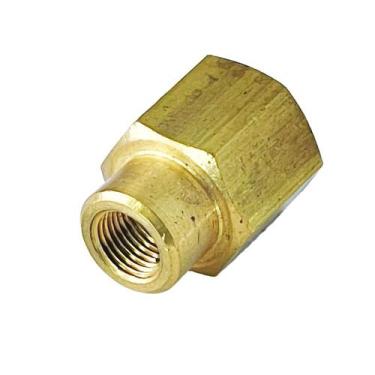 Imagem de Luva de Redução Latão 3/8" NPTF x 1/8" NPTF - ALUMEGAS, Novo