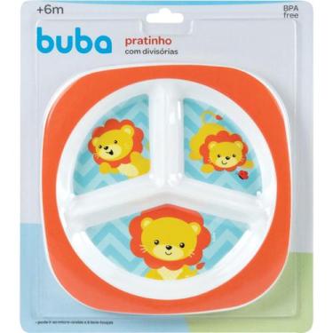 Imagem de Prato Com 3 Divisórias Animal Fun Introdução Alimentar Bebê Infantil B