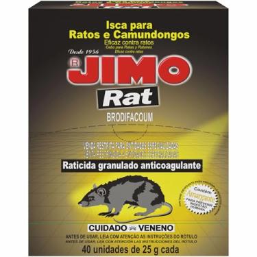 Imagem de Raticida Rat Estojo Mata Ratos Caixa Com 40 Unidades De 25g Rato Camundongo Isca Para Ninhada