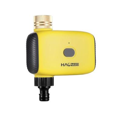 Imagem de Haozee Temporizador de água inteligente para mangueira de jardim, temporizador de irrigação para irrigação, requer hub Zigbee 3.0, suporte para assistente doméstico Zigbee2mqtt, sistema de controle