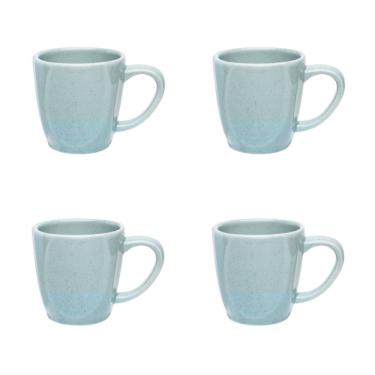 Imagem de Conjunto De Canecas 04 Peças Ryo Blue Bay 260 Ml Oxford