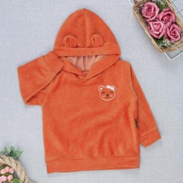 Imagem de Blusa Plush com Capuz de Orelhinha e Bordado Ursinho - Era Uma Vez, 3-