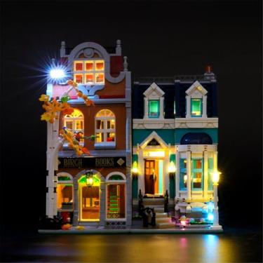Imagem de MENZAVA LED Light Kit Compatible with 10270 Bookshop Creator Expert Building Blocks Model - Model Set NOT Included