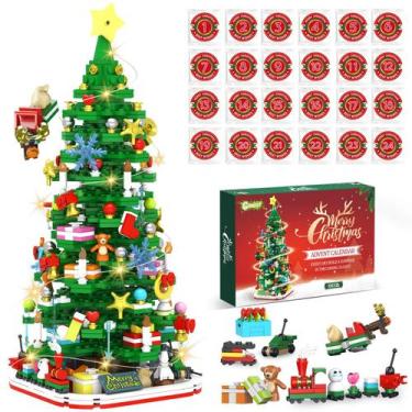 Imagem de Calendário do Advento GEVINST 2024: Conjunto de construção de árvores 