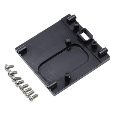 Imagem de YIJU Suporte de motor para carro RC, peça de atualização, suporte de motor, base de assento para carro RC MN78, escala 1/12, Preto