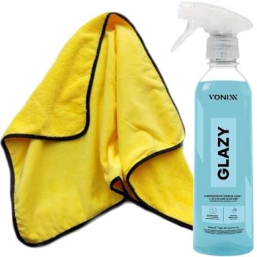 Imagem de Kit Glazy 500ml Vonixx Toalha de Secagem Automotiva 60x90cm Karbox