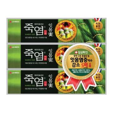 Imagem de Pasta de dente Pasta de dente LG ITMOMGO com sal de bambu 120g x 3 - B