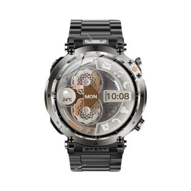 Imagem de Relógio Inteligente Militar Masculino Com Bateria De 600mAh, Tela LED 