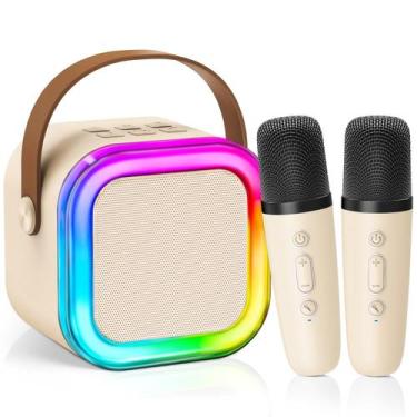 Imagem de Máquina de karaokê CSCyyamz Mini alto-falante Bluetooth portátil