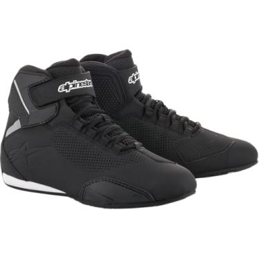 Imagem de Alpinestars Tênis masculino Sektor Vented Street para motociclista, preto, tamanho 41