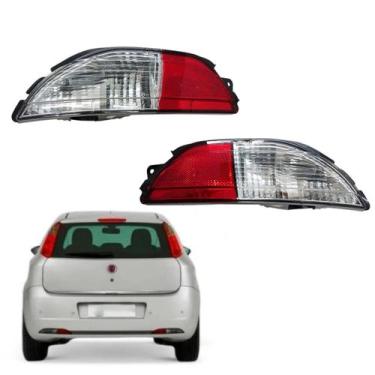 Imagem de Par Lanterna Refletor Luz Ré Fiat Punto 2008 2009 2010 2011 2012 Origi