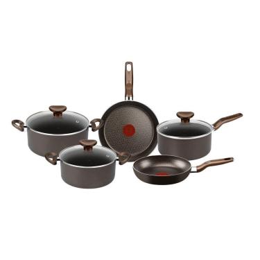 Imagem de Conjunto De Panelas 5 Peças Rochedo Expert Antiaderente Chocolate