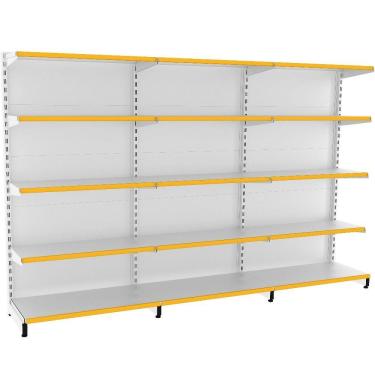 Imagem de Gôndola Parede Prateleira Lateral 1 Inicial + 2 Continuação