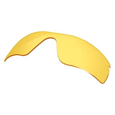 Imagem de Lentes de óculos de sol Glintbay 100% de ajuste preciso para Oakley Radar Path, Crystal Yellow Non-polarized, Small