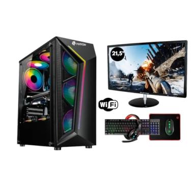 Imagem de PC GAMER AMD RYZEN 5 8500G - PLACA MÃE A620M DDR5 - MEMÓRIA 16GB DDR5 5200MHZ - SSD 480GB - RADEON 740M - MONITOR 21,5'' - KIT GAMER RGB