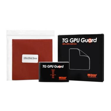 Imagem de Thermal Grizzly Gaxeta de espuma universal TG GPU Guard 100 × 100 × 0,8 mm – Proteção de matriz de espuma altamente comprimível para uso de metal líquido – Resistente ao gálio, estende a durabilidade