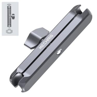 Imagem de Mechrig Braço de soquete duplo, braço de extensão longo de liga de alumínio compatível com RAM Mount B Size Componentes de cabeça esférica e suporte de telefone para motocicleta/bicicleta/carro