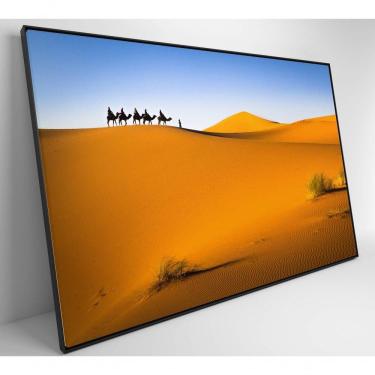 Imagem de Quadro Camelos Deserto Saara Medidas 60x40 Cm Tipo De Impressão Tecido Canvas