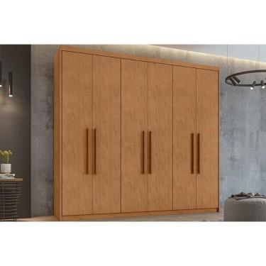 Imagem de Guarda Roupa Casal 6 Portas E 5 Gavetas áries Amêndoa