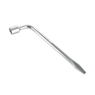 Imagem de Tuxihapp Chave de pino de pneu sobressalente de carro de 17 mm para macaco, chave de soquete hexagonal tipo L de aço carbono, ferramenta de manutenção de reparo de veículos pesados para substituição