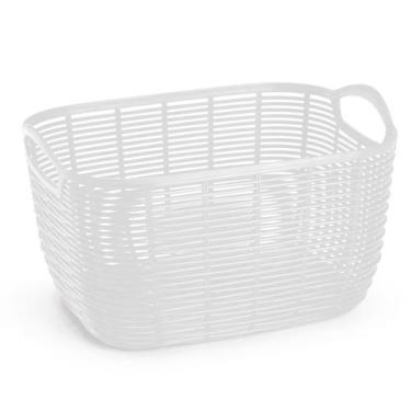 Imagem de Cesto Organizador Plástico Vime Médio Branco - NITRON, U