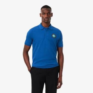 Imagem de Camisa Polo Lacoste com emblema Mini-Piqué com Caimento Clássico Masculina-Masculino