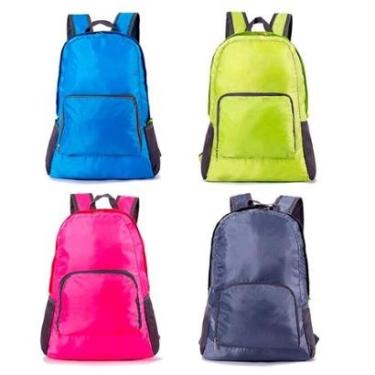 Imagem de Mochila Dobrável Impermeável Portátil para Viagem Escola e Academia 20 Litros-Unissex