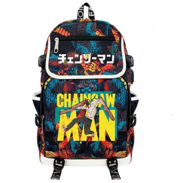 Imagem de Mochila escolar Anime Chainsaws Mans Den para crianças