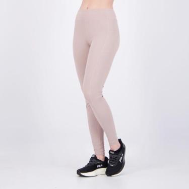 Imagem de Calça Legging Fila Pocket Life Feminina Marrom Claro, G