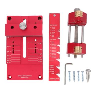 Imagem de YWBL-WH Kit de Gabarito de Afiação de Cinzel, Trilho de Afiação de ângulo Ajustável Com Rolo de Rolamento para Cinzéis e Plainas de Madeira, Afiador de Liga de Alumínio para Lâminas de