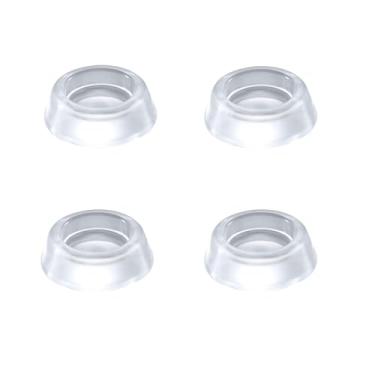 Imagem de Almofadas para móveis – Almofadas de base transparentes para máquina de lavar roupa (4 peças) para suporte de aparelho suave e estável