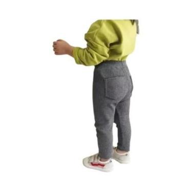 Imagem de Calças Sólidas Para Meninas E Meninos, Calças Longas Casuais Para Cria