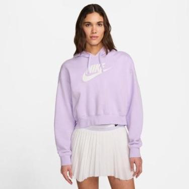 Imagem de Blusão Nike Sportswear Club Fleece Crop Feminino-Feminino