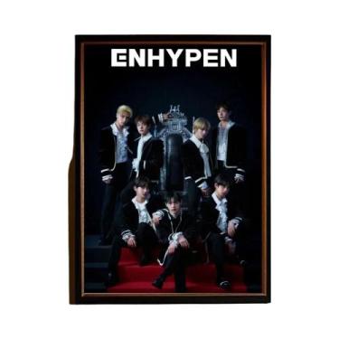 Imagem de Pôster De Arte De Parede Multiuso Da Banda Kpop E-E-ENHYPEN Para Sala 