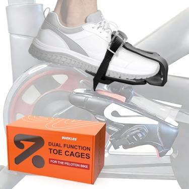Imagem de Bucklos Biqueira para Peloton Bike + - Pedais, Converte Look Delta para Pedal de Função Dupla com Tênis ou Sapatos Peloton, Acessórios de Bicicleta de Exercício Interno para Amigos, Família, Aula de