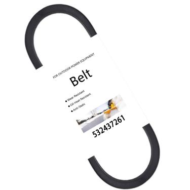 Imagem de SizendHK 532437261 Correia de transmissão helicoidal 1/5.1 cm x 89 cm para soprador de neve Husqvarna e lançador de neve Poulan