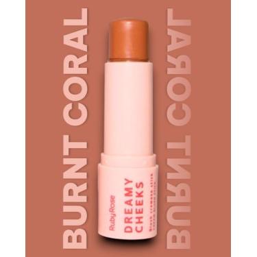 Imagem de Blush em Bastão Dreamy Cheeks Ruby Rose - Cor e Praticidade Cor:Burnt 