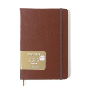 Imagem de AGENDA PLANNER CICEROS 2026 CLASSICA SEMANAL 14X21 CAFE